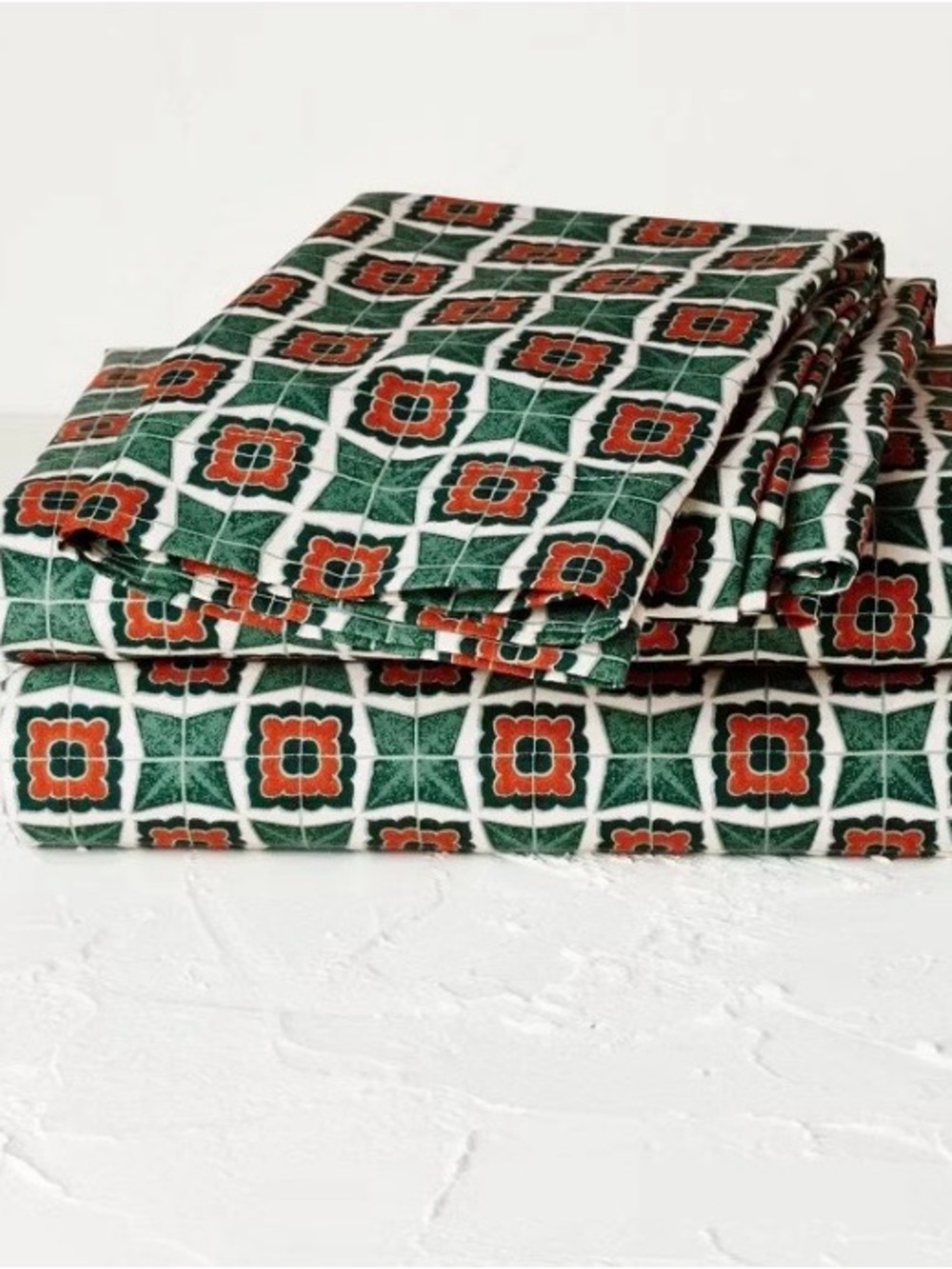 Opalhouse designed w/ Jungalow Printed Cotton Percale 3 pc Twin Xl set dorm